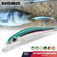 Hunthouse Artist Minnow Fishing Lure Hard Bait Sinking Minnow Wobbler Swimbait 70mm/7g 80mm 8.5g Saltwater Silence For Seabass