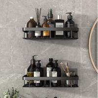 Bathroom Shelves No Drill Corner Shelf Shower Storage Rack Holder Toilet Organizer Bathroom Accessories