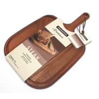 Tramontina Provence 40x27 cm African mahogany steak serving board with handle