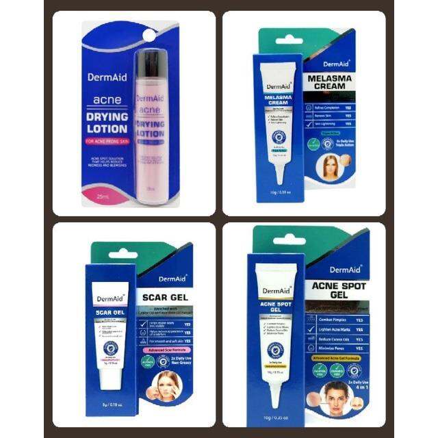 【COD】lirxy67fzhx30 Dermaid Acne Drying Lotion 25ml/ Acne spot gel 10g