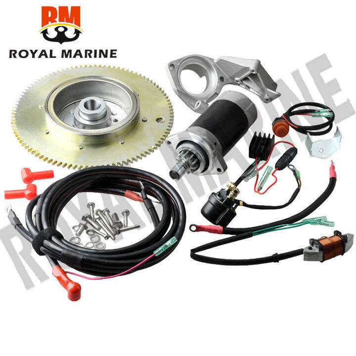 electric Start Kit For YAMAHA T30 2 Stroke 30HP Outboard Motor