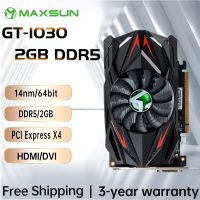 【YD】 Maxsun GeForce 1030 2GB DDR5 Card  Nvidia GPU Desktop Video VGA/DVI X4 New