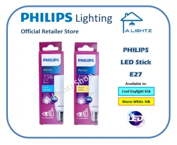 Philips MyCare LED E27/E14 DL Stick - Daylight, Cool White, Warm White – Philips  Lighting Singapore