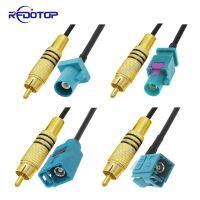 【YF】 1Pcs RCA Male Plug to Fakra Z Male/Female Video Cable Adapter RG174 Pigtail Car Parking Reversing Rear View Camera