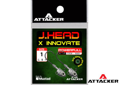 หัวจิ๊ก เบ็ดจิ๊ก J-HEAD ATTACKER คุณภาพสูง J.HEAD X INNOVATE POWERFULL XI001