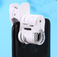 Universal Mobile Phone Microscope 60X Magnifier LED Instrument Macro Lens Optical Zoom With Micro Camera Clip Optical Instrument