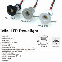 กลางแจ้งจุดไฟ LED DC12V 1วัตต์มินิในร่มห้องนอนเพดานดาวน์ไลท์ตู้โคมไฟ IP65สปอตไลกันน้ำที่มีหม้อแปลง