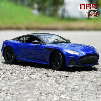 WELLY 1:24 Aston Martin DBS superlaggera ล้อแม็กรถยนต์รุ่น D iecast ของเล่นยานพาหนะจำลองสูงรถยนต์ของเล่นสำหรับเด็กของขวัญเด็ก