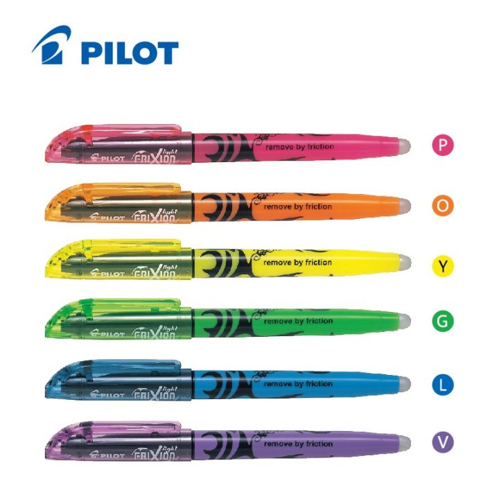1pcs-pilot-erasable-highlighter-ปากการ้อนหายไป-frixion-เรืองแสงพาสเทลธรรมชาติสี-marker-liner-วาดตัวอักษร-f250-yrrey