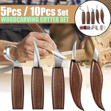 Chisel Woodworking Cutter Hand Tool Set Wood Carving Knife DIY Peeling  Woodcarving Sculptural Spoon Knife Sharpener Accessory