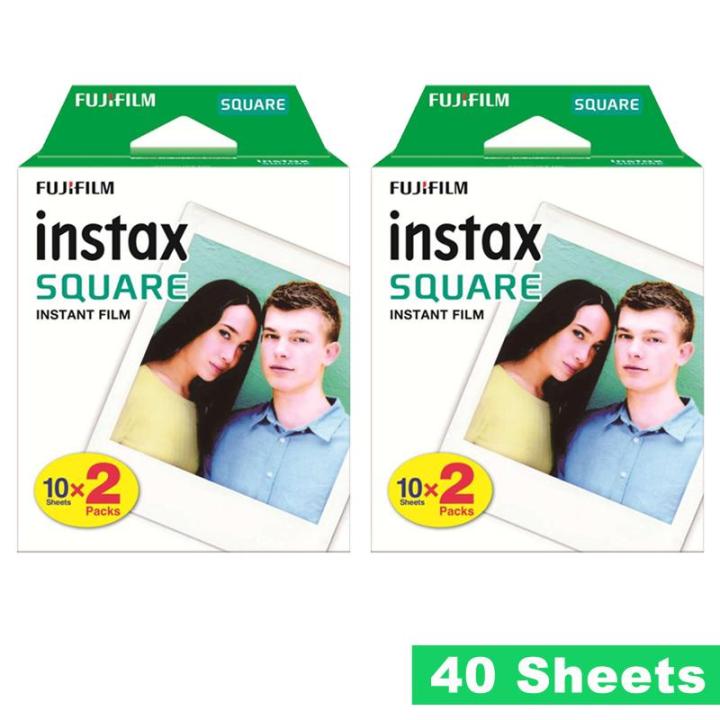 FUJIFILM INSTAX Square Instant Film (Plain 10's/ Plain 10's x 2