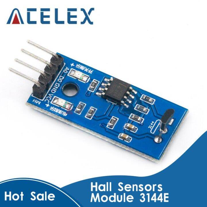 【CW】 Hall Sensors Module 3144E 4pin Hall Switch Speed Magnetic Swiches ...