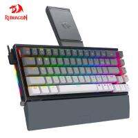 REDRAGON SHACO K641 RGB USB Mini Mechanical Gaming Wired Aluminum Keyboard Red Blue Switch 68 Keys Gamer for Computer PC Laptop