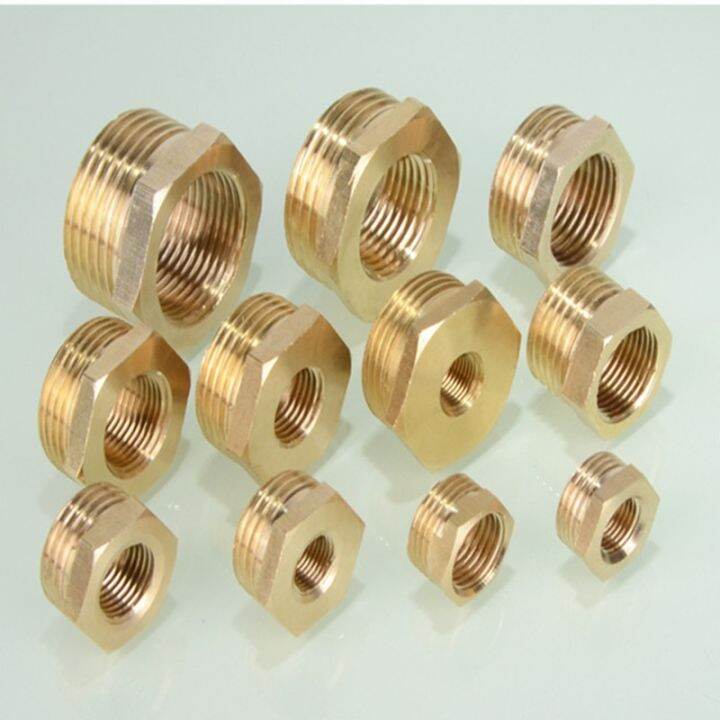 yf-1-4-3-8-1-2-3-4-npt-bspt-male-x-female-reducing-bushing-pipe-fittings-connectors-air-gas