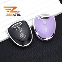 【LZ】☁☁  Chave do carro Caso Capa Shell 2 Botões Fob Holder Protector para Daihatsu Toyota PERODUA Myvi Axia Avanza Alza Wigo Grand