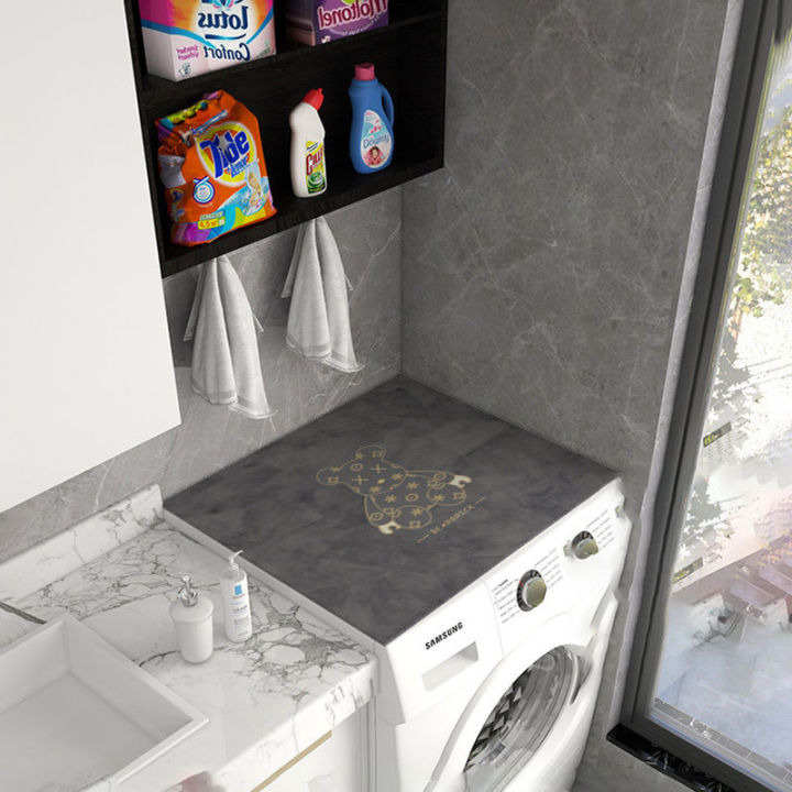 m-q-s-ผ้าคลุมเครื่องซักผ้า-ผ้าคลุมกันฝุ่น-ฝาครอบเครื่องซักผ้าฝาครอบไมโครเวฟฝาครอบตู้เย็น-ผ้าเช็ดตัว-ผ้าเช็ดตัว-กันน้ำ