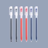 Korean Large Capacity Gel Pen 0.5mm Black Ink Signature Pen School Office Supplies