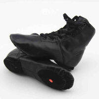 2021Free Shipping High Quality Women Men Kids Childrens PU Leather Black High-top Jazz Shoes Sneaker Boots