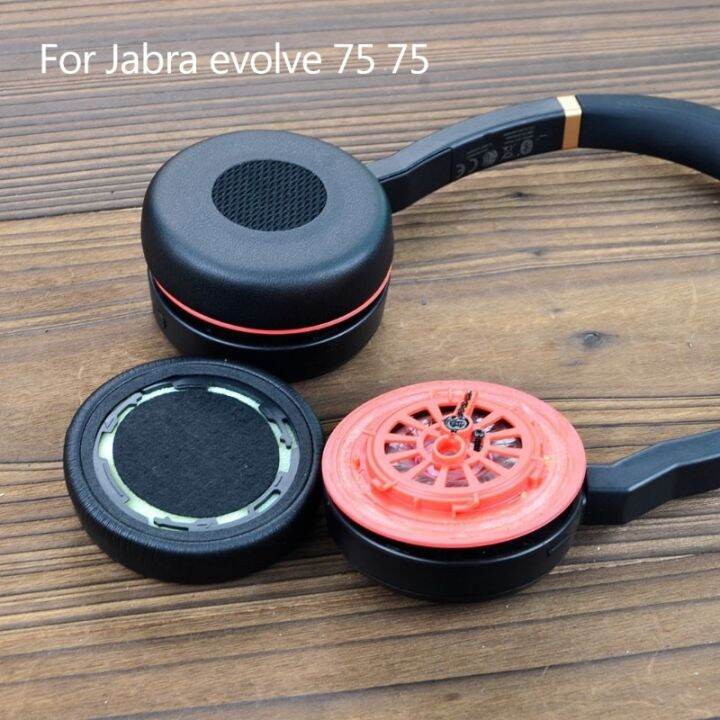 Soft Leather Earpads for JABRA evolve 75 75+ Headphone Sleeves Earphone