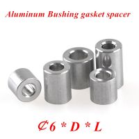 20pcs M6 Aluminum flat washer aluminum Bushing gasket Spacer CNC sleeve Non threaded standoffs For RC Model Parts