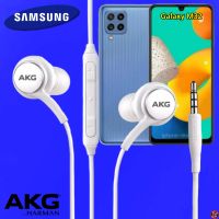 หูฟัง สมอลทอล์ค Samsung 3.5 mm Aux In-Ear ซัมซุง Galaxy M32 และทุกรุ่น อินเอียร์ สายผ้าถัก เสียงดี เบสหนัก เล่น-หยุดเพลง เพิ่ม-ลดระดับเสียง