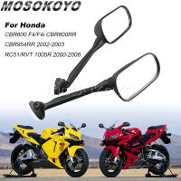 สำหรับ Honda CBR600 CBR 600 F4 F4i RR CBR600RR RC51 RVT 1000R CBR954RR รถจักรยานยนต์กระจกมองหลังด้านข้างกระจกมองหลัง