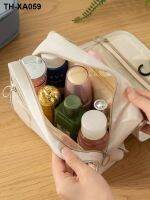 ญี่ปุ่นนำเข้า muji MUJI wash bag กระเป๋าเครื่องสำอางหญิงแบบพกพาความจุขนาดใหญ่กระเป๋าเดินทางกันน้ำTH