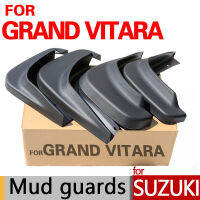 คุณภาพสูง Mud Flaps สำหรับ Suzuki Grand Vitara อุปกรณ์เสริม Mud Guards 2006-2014 2007 2008 2009 2010 2011 2012 2013รถจัดแต่งทรงผม