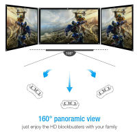 3D Projector Screen High Brightness Reflective 60 72 84 100 120 150 Inches 16:9 Fabric Cloth Screen HD Foldable Projector Screen