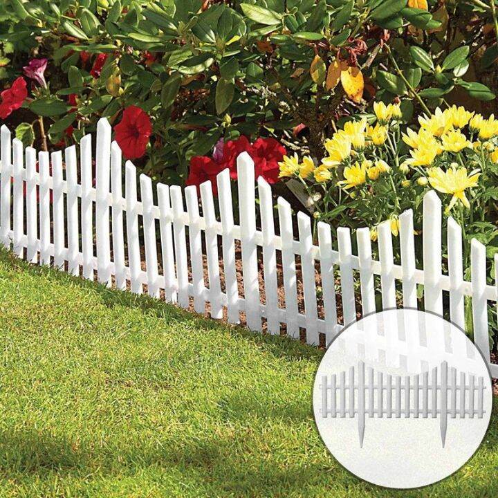 6pcs-courtyard-indoor-or-outdoor-garden-fence-plastic-fence-kindergarten-flower-small-fence-diy-fence-decoration