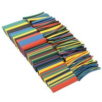 5 Colors 410pcs Set Polyolefin Shrinking Assorted Heat Shrink Tube Wire Cable Insulated Sleeving Tubing Set 10 Size Tube Set Electrical Circuitry Part