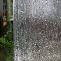 Rain Effect Decorative Window Film Stained Glass Vinyl Self Adhesive Film for Home Static Cling Privacy Protective Glass Sticker