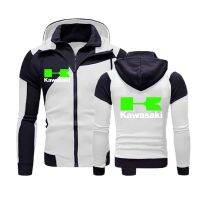 ✶♀♤ Kawasaki Logo Zipper Sweatshirt Men Kawasaki Motorcycle Sweatshirt - 2023 New Style - Aliexpress