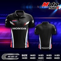 （all in stock）  MOTOSHIRT เสื้อโปโล HONDA HO-A01-19