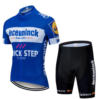 trekking Cycling Clothing Quick Dry Mens Bicycle clothing summer team Cycling Jerseys 20D gel bike shorts set