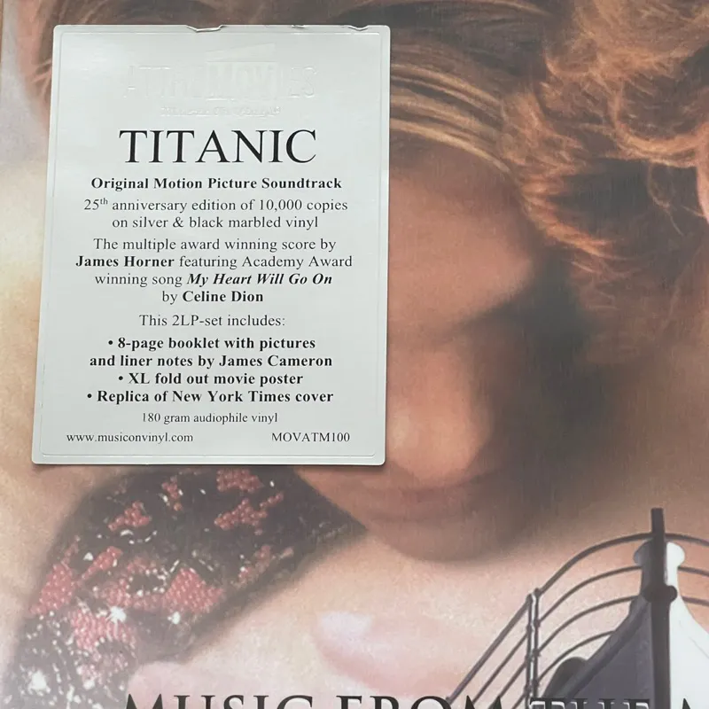 แผ่นเสียง Titanic (Music From The Motion Picture)2 x Vinyl, LP, Numbered,  Special Edition, Smoke Colored แผ่นมือหนึ่ง 