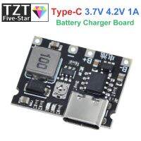 TZT Type-C USB 3.7V 4.2V 1A 5W ลิเธียมลิเธียมไอออน 18650 คณะกรรมการชาร์จแบตเตอรี่ DC-DC Step Up Boost Module TP4056 DIY ชุด ชิ้นส่วน