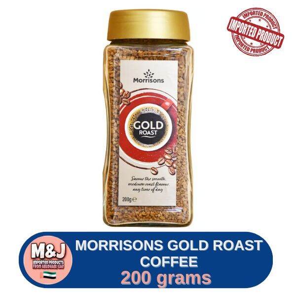 MORRISONS Gold Roast, Instant Coffee, 200 grams, Glass Bottle, Smooth