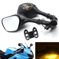 For Suzuki GSX-R 600 GSX-R 750 GSX-R 1000 SV650 SV1000 Smoke lens K6 K7 K8 Motorcycle Rearview Side Mirror LED Turn Signal Light