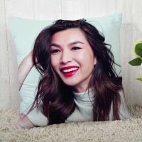 (All in stock, double-sided printing)    Gemma Chan modern custom pillowcase for home decoration, living room pillowcase   (Free personalized design, please contact the seller if needed)