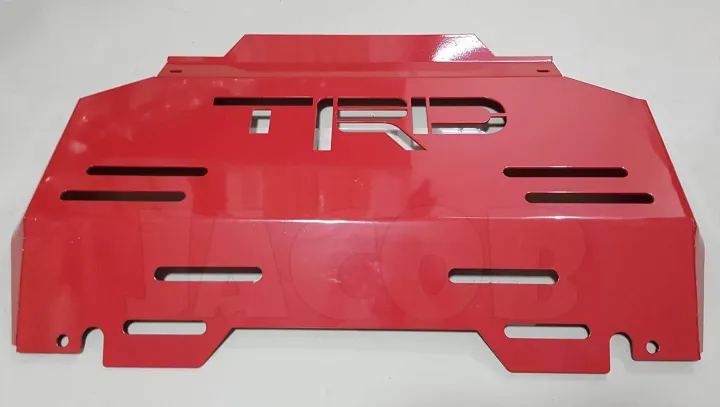 TRD Skidplate or Skid Plate for Toyota Fortuner 2016 to 2018 (Red ...