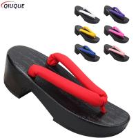 1 Pair Demon Slayer Kimetsu No Yaiba Anime Cosplay Shoes Kamado Tanjirou Nezuko Sandals Geta Clogs Agatsuma Zenitsu Flip Flops