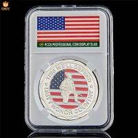 USA Veterans Soldier Proudly Served Military War Challenge Token Commemorative Coin W/PCCB Box