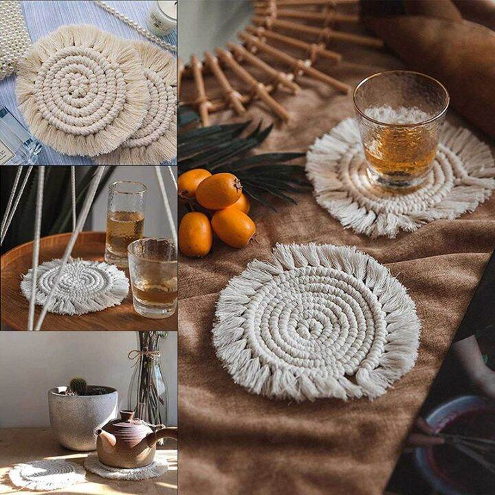 set-of-12-handmade-macrame-coasters-coffee-beverage-beer-mugs-mat-boho-table-decoration-tassel-coaster