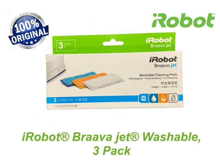 irobot braava jet washable 3 pack