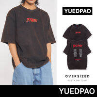 Yuedpao ยอดขาย No.1 รับประกันไม่ย้วย 2 ปี เสื้อยืดเปล่า เสื้อยืด Oversize Rusty on tour