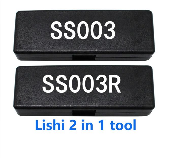 LOCKSMITHOBD Discount LISHI 2 in 1 Tools 2 in 1 SS002 pro SS002R SS003 SS003R Decoder for house Decoder for lishi tool kit Picture Hangers Hooks