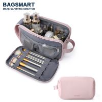 กระเป๋าเข้าห้องน้ำ BAGSMART สำหรับผู้ชาย Tas Kosmetik ผู้หญิงกันน้ำกระเป๋าเครื่องสำอางของใช้จัดระเบียบเวลาเดินทาง