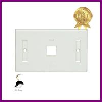 หน้ากาก 1 ช่อง LINK US2001 สีขาวWALL PLATE LINK US2001 1-GANG WHITE **หมดแล้วหมดเลย**