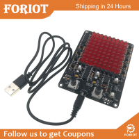 Foriot  ดีมอร์ CHA-81 DC5-9V ชุดผลิตภัณฑ์อิเล็กทรอนิกชิ้นส่วน DIY ไฟติดตาม LED 9X9ของตกแต่งงานปาร์ตี้ดอทเมตริก LED เหมาะสำหรับคนรัก DIY